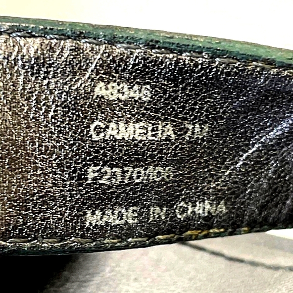 Coach Black and Gray Wedge Sandals - Picture 2 of 7